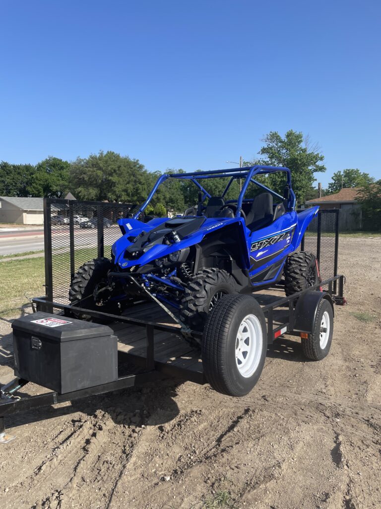 double gated utility trailer